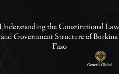 Understanding the Constitutional Law and Government Structure of Burkina Faso