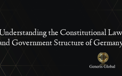 Understanding the Constitutional Law and Government Structure of Germany