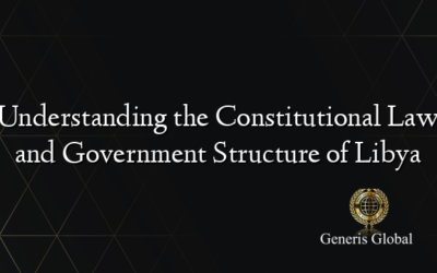 Understanding the Constitutional Law and Government Structure of Libya