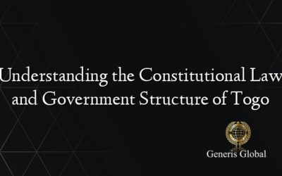 Understanding the Constitutional Law and Government Structure of Togo