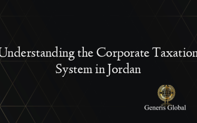 Understanding the Corporate Taxation System in Jordan