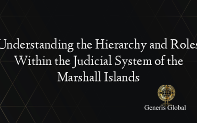 Understanding the Hierarchy and Roles Within the Judicial System of the Marshall Islands