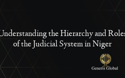 Understanding the Hierarchy and Roles of the Judicial System in Niger