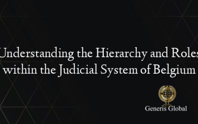 Understanding the Hierarchy and Roles within the Judicial System of Belgium