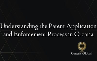 Understanding the Patent Application and Enforcement Process in Croatia