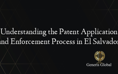 Understanding the Patent Application and Enforcement Process in El Salvador