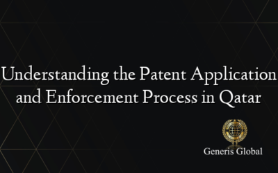 Understanding the Patent Application and Enforcement Process in Qatar