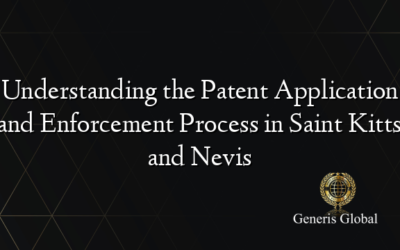 Understanding the Patent Application and Enforcement Process in Saint Kitts and Nevis