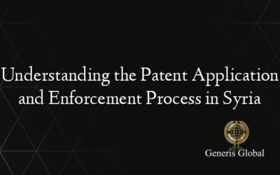Understanding the Patent Application and Enforcement Process in Syria