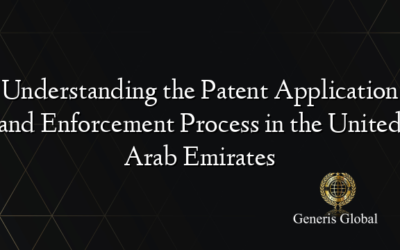 Understanding the Patent Application and Enforcement Process in the United Arab Emirates