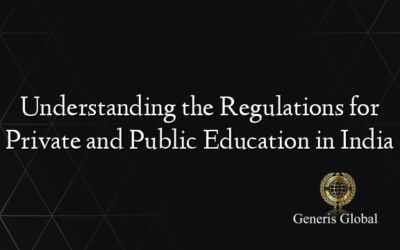 Understanding the Regulations for Private and Public Education in India