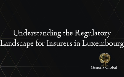 Understanding the Regulatory Landscape for Insurers in Luxembourg