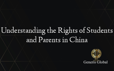 Understanding the Rights of Students and Parents in China