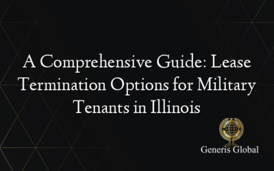 A Comprehensive Guide: Lease Termination Options for Military Tenants in Illinois