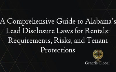 A Comprehensive Guide to Alabama’s Lead Disclosure Laws for Rentals: Requirements, Risks, and Tenant Protections