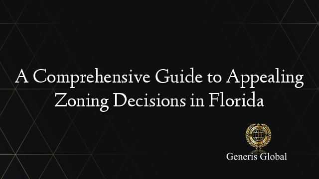 Photo inspiration: Apartment Renovation Zoning Appeal Decision Process Reference: A Comprehensive Guide To Appealing Zoning Decisions In Florida