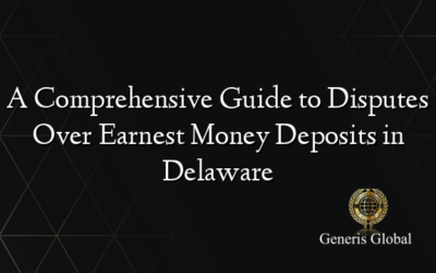 A Comprehensive Guide to Disputes Over Earnest Money Deposits in Delaware