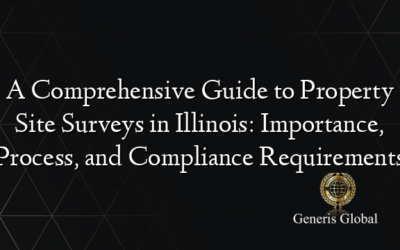 A Comprehensive Guide to Property Site Surveys in Illinois: Importance, Process, and Compliance Requirements