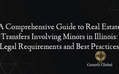 A Comprehensive Guide to Real Estate Transfers Involving Minors in Illinois: Legal Requirements and Best Practices