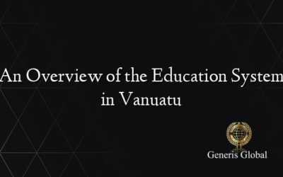 An Overview of the Education System in Vanuatu