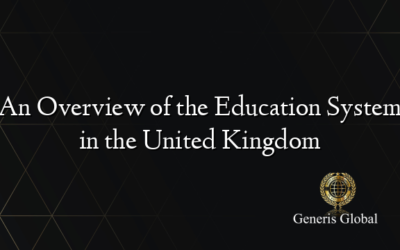 An Overview of the Education System in the United Kingdom