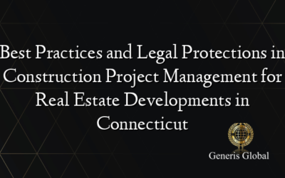 Best Practices and Legal Protections in Construction Project Management for Real Estate Developments in Connecticut