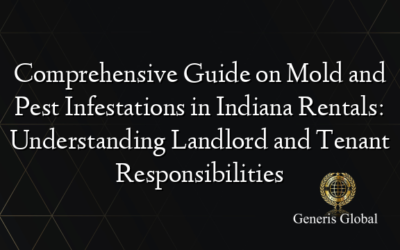 Comprehensive Guide on Mold and Pest Infestations in Indiana Rentals: Understanding Landlord and Tenant Responsibilities