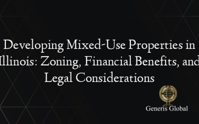 Developing Mixed-Use Properties in Illinois: Zoning, Financial Benefits, and Legal Considerations