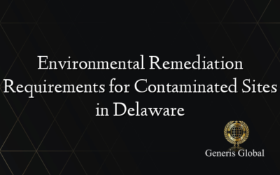 Environmental Remediation Requirements for Contaminated Sites in Delaware