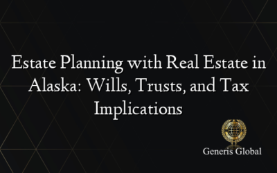 Estate Planning with Real Estate in Alaska: Wills, Trusts, and Tax Implications