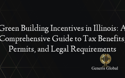 Green Building Incentives in Illinois: A Comprehensive Guide to Tax Benefits, Permits, and Legal Requirements