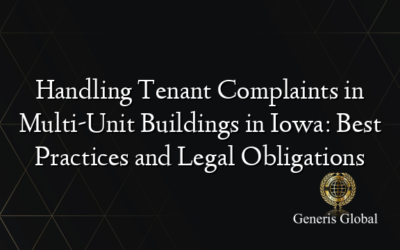 Handling Tenant Complaints in Multi-Unit Buildings in Iowa: Best Practices and Legal Obligations