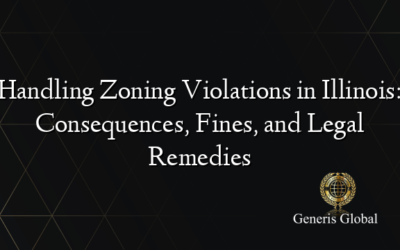 Handling Zoning Violations in Illinois: Consequences, Fines, and Legal Remedies