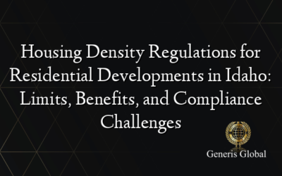 Housing Density Regulations for Residential Developments in Idaho: Limits, Benefits, and Compliance Challenges