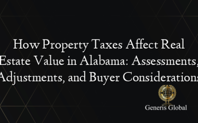 How Property Taxes Affect Real Estate Value in Alabama: Assessments, Adjustments, and Buyer Considerations