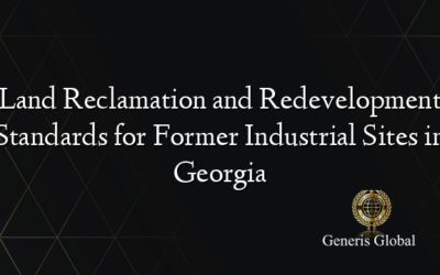 Land Reclamation and Redevelopment Standards for Former Industrial Sites in Georgia