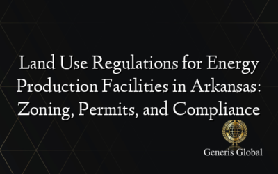 Land Use Regulations for Energy Production Facilities in Arkansas: Zoning, Permits, and Compliance