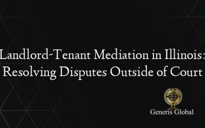 Landlord-Tenant Mediation in Illinois: Resolving Disputes Outside of Court