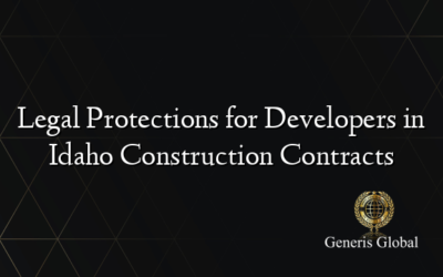 Legal Protections for Developers in Idaho Construction Contracts