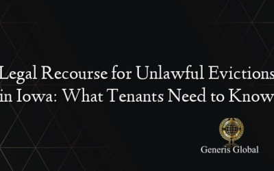Legal Recourse for Unlawful Evictions in Iowa: What Tenants Need to Know