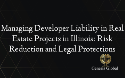 Managing Developer Liability in Real Estate Projects in Illinois: Risk Reduction and Legal Protections