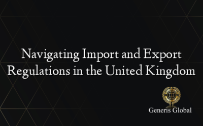 Navigating Import and Export Regulations in the United Kingdom