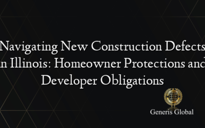 Navigating New Construction Defects in Illinois: Homeowner Protections and Developer Obligations