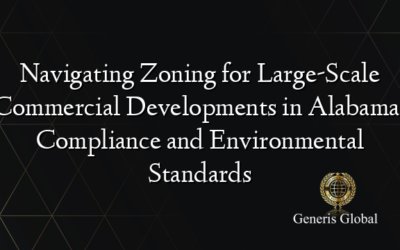 Navigating Zoning for Large-Scale Commercial Developments in Alabama: Compliance and Environmental Standards