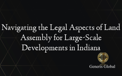 Navigating the Legal Aspects of Land Assembly for Large-Scale Developments in Indiana