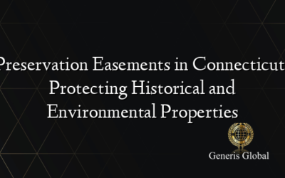 Preservation Easements in Connecticut: Protecting Historical and Environmental Properties