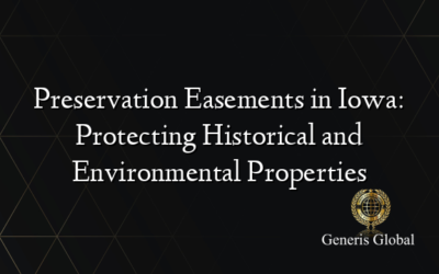 Preservation Easements in Iowa: Protecting Historical and Environmental Properties