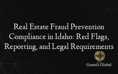 Real Estate Fraud Prevention Compliance in Idaho: Red Flags, Reporting, and Legal Requirements