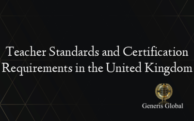 Teacher Standards and Certification Requirements in the United Kingdom