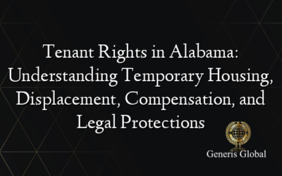 Tenant Rights in Alabama: Understanding Temporary Housing, Displacement, Compensation, and Legal Protections